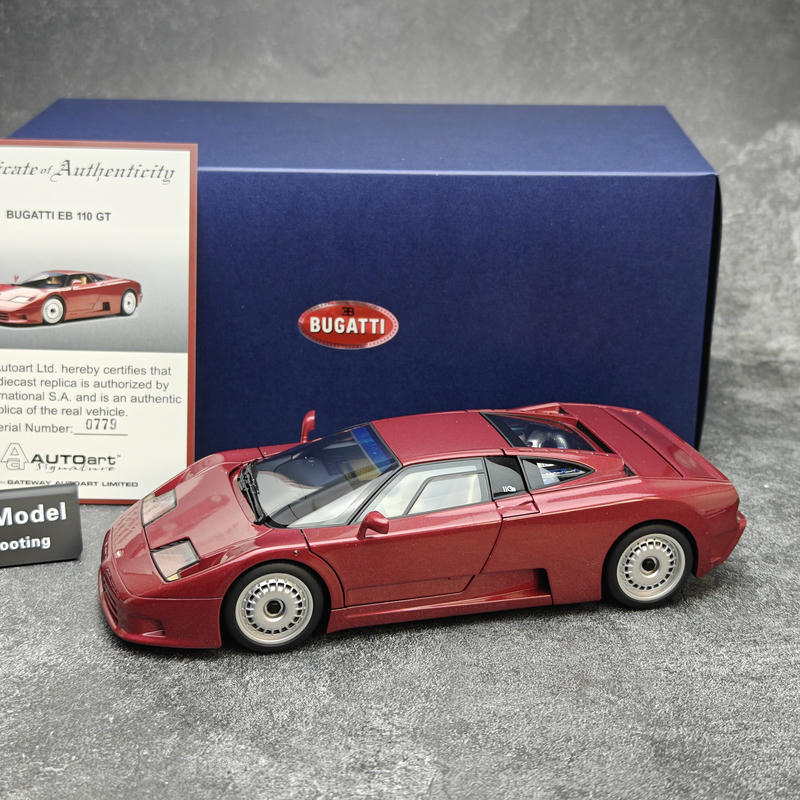 AUTOart 1:18 Bugatti EB110 GT Diecast Opening Model – YX car model