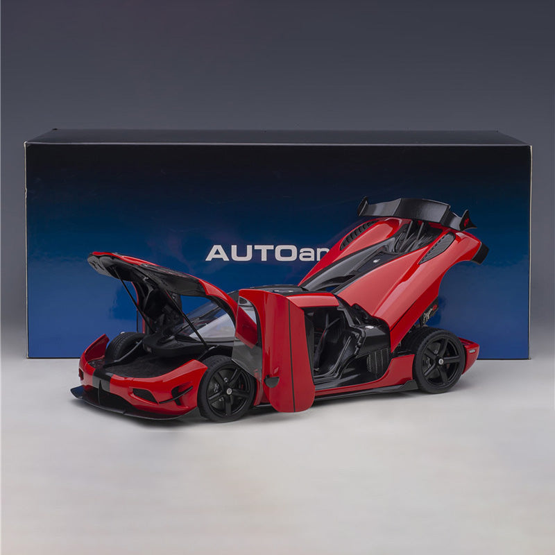 AUTOart Koenigsegg Agera RS – 1:18 Scale Model Germany (Red, Collector's Hypercar Edition)(79022)