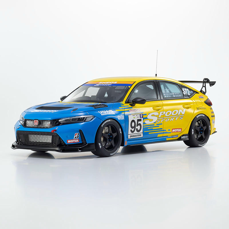 Spoon Civic Type R 1/18 スケールモデル Kyosho 1:18 Honda Civic Type R FL5 SPOON Edition Resin Model – YX