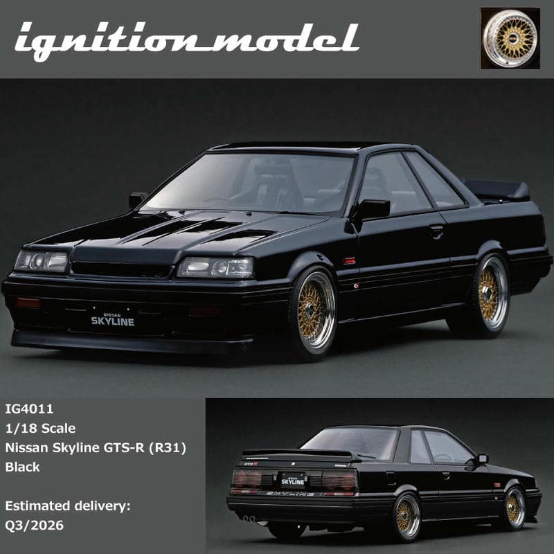 Ignition Model 1:18 Nissan Skyline GTS-R R31 Limited Resin Model