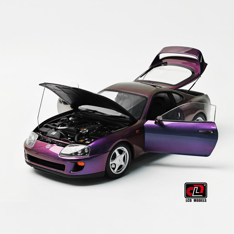 LCD 1:18 Toyota Supra A80 Alloy Model – YX car model