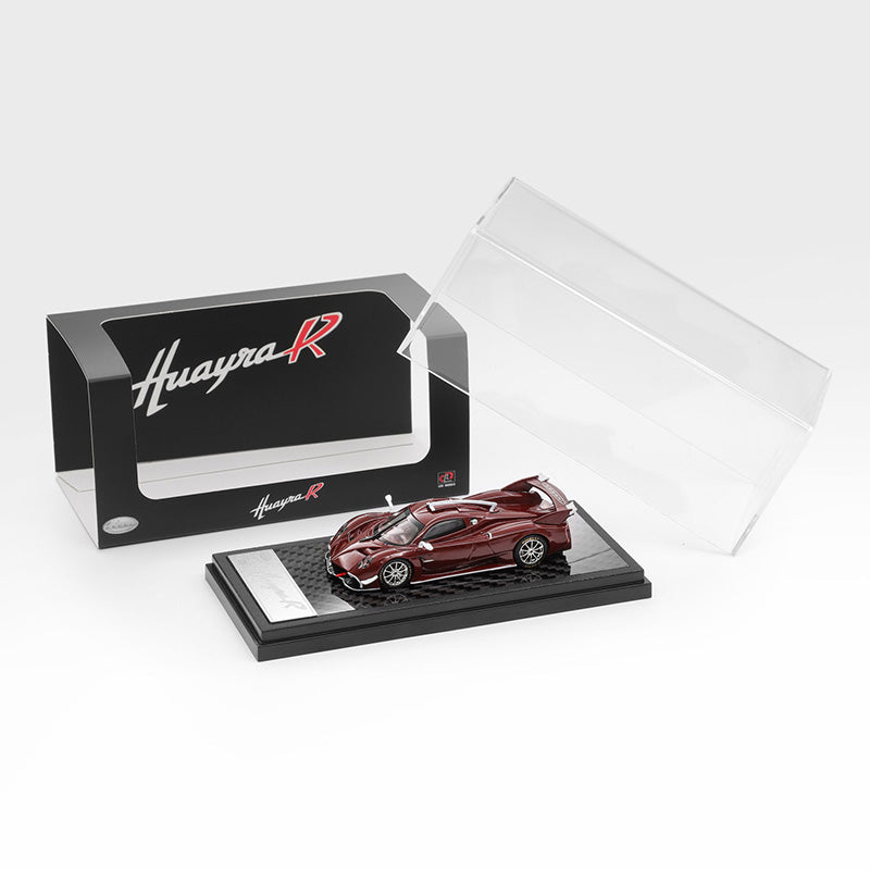 LCD 1:64 Pagani Huayra R Diecast Model Car– Red Carbon – YX car model