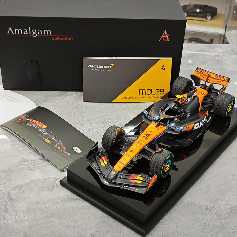 Amalgam 1:18 McLaren MCL39 (2025) Resin Model – Norris / Piastri