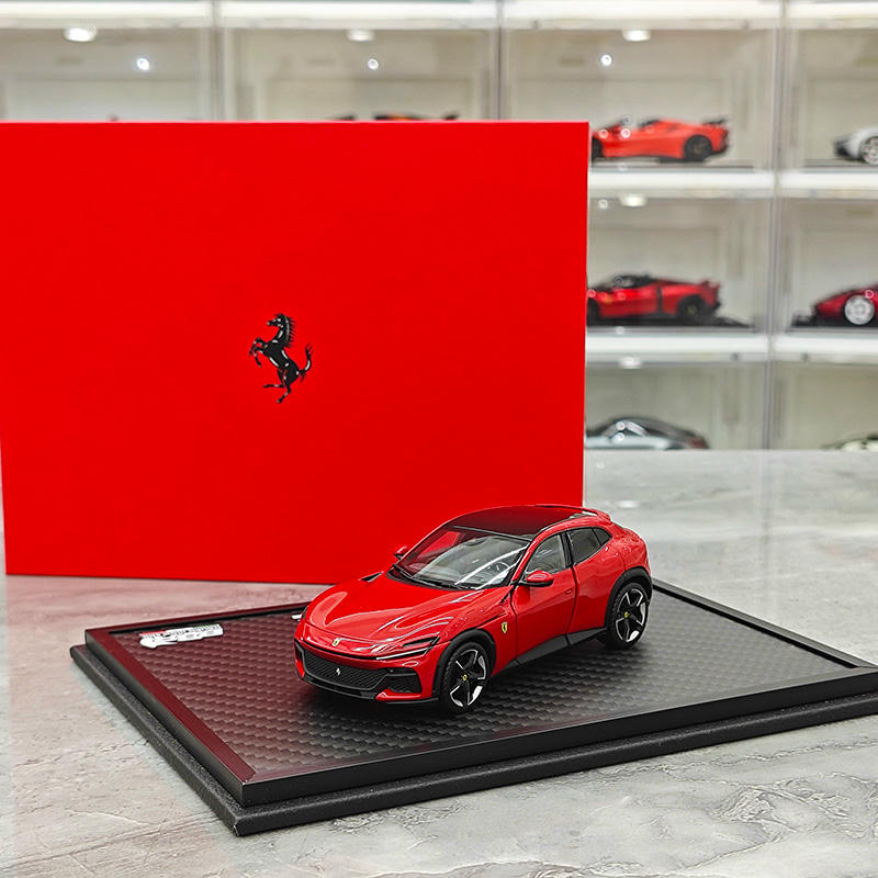BBR Ferrari Purosangue Black Roof 1:43 Diecast Model Car – YX car
