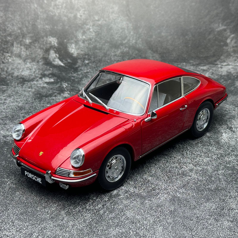 Porsche 901 (1964) 1:18 Diecast Classic Model by Kyosho (Red / Green / Beige – Fully Functional)