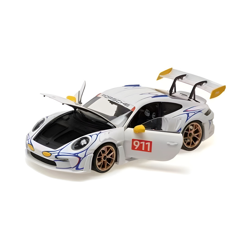 MINICHAMPS 1:18 Porsche 911 (992) GT3 RS – 2023 Alloy Diecast Model Car
