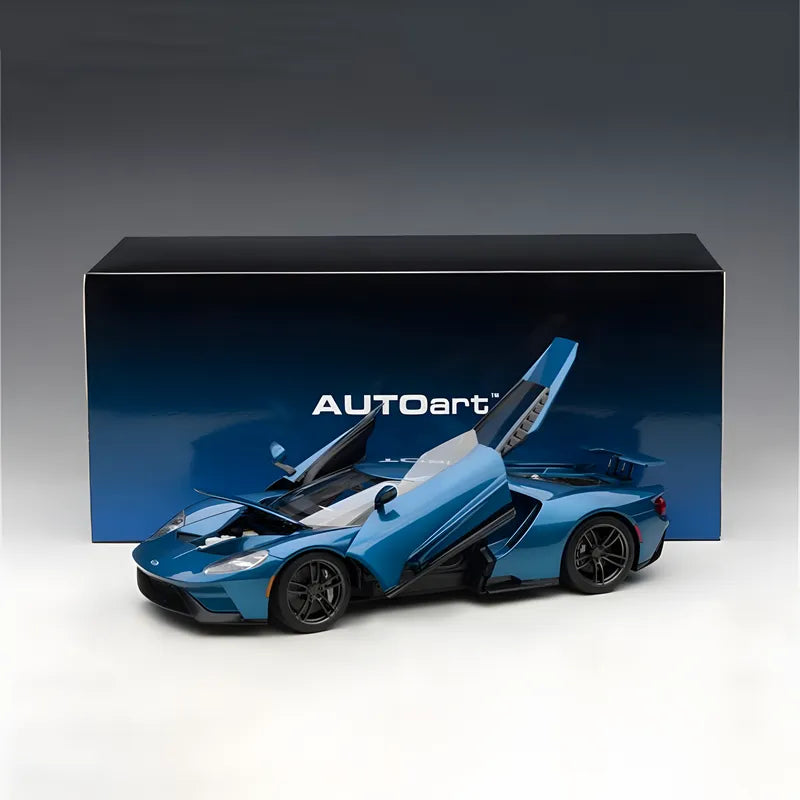 Autoart 1/18 Ford GT 2017 Blue Diecast car model Collectible Car Models