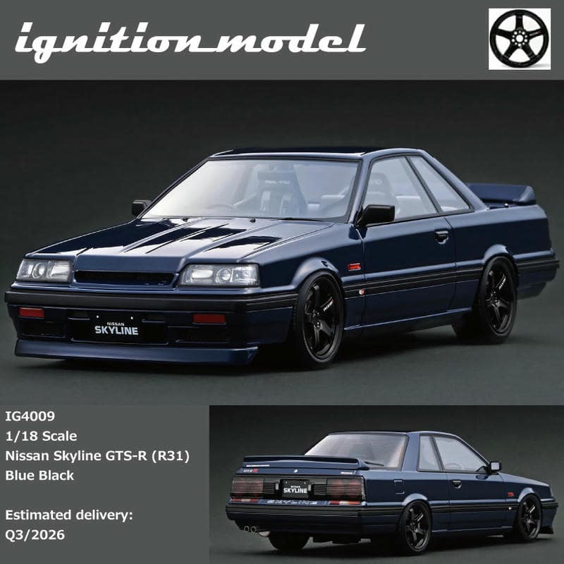 Ignition Model 1:18 Nissan Skyline GTS-R R31 Limited Resin Model Car