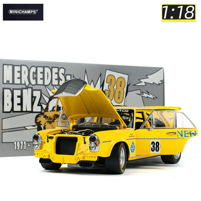 Minichamps 1/18 Mercedes Benz 300SEL 6.8AMG 1971 Limited Edition Alloy Car Model Ornaments