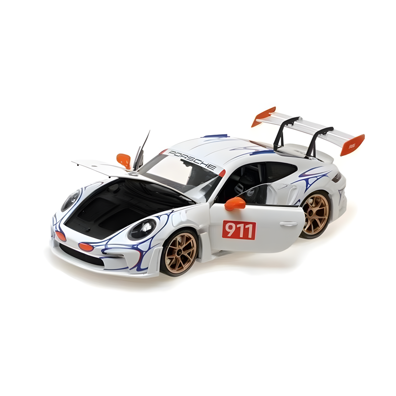 MINICHAMPS 1:18 Porsche 911 (992) GT3 RS – 2023 Alloy Diecast Model Car