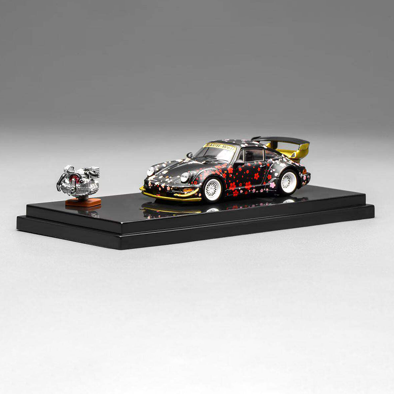 MOTORHELIX MH 1:64 Porsche RWB 964 Widebody Diecast Model