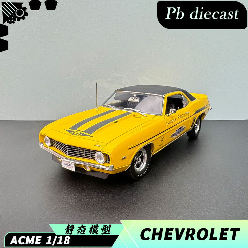 Chevrolet 1:18 Die-Cast Alloy Model by ACME GMP (Yellow)
