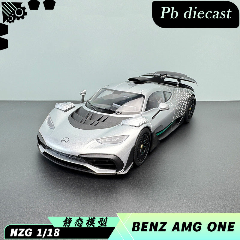 Mercedes-Benz AMG ONE 1:18 Die-Cast Alloy Model by NZG (Starlight Paint)