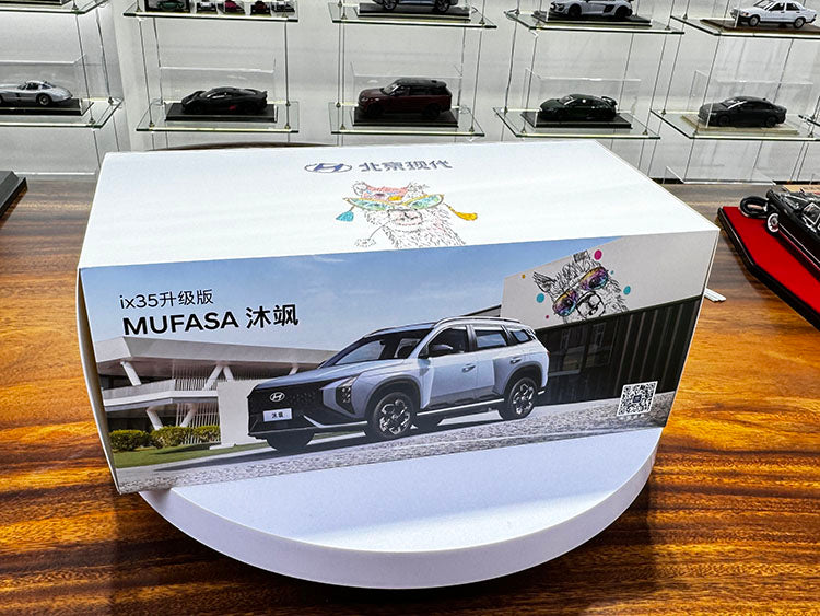 Оригинальная заводская 1:18 MUFASA IX35 модернизированная модель внедорожника из сплава для имитации автомобиля