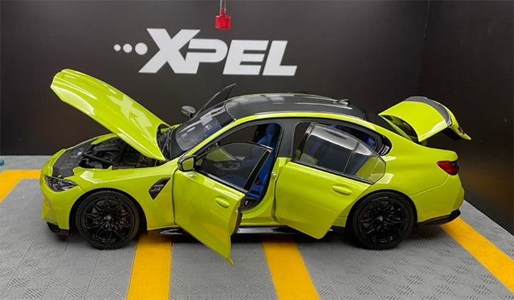 Minichamps 1:18 M3 M4 Safety Car Alu-Automodell Thunder Edition 2021
