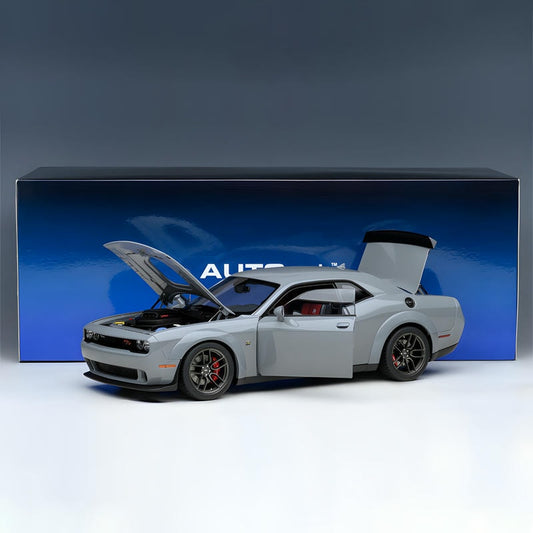 Autoart 1/18 Dodge Challenger R/T wide body Grey diecast car model