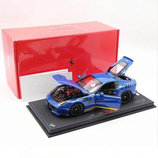 For Ferrari F12 TDF Italy BBR 1:18 sports car simulation alloy full open car model