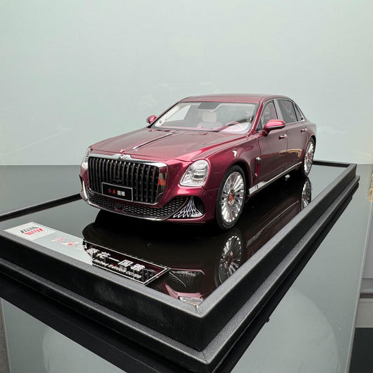 Hongqi Guoya 1:18 Resin Model Car – Red Hardcover Limited Edition (1 of 399)