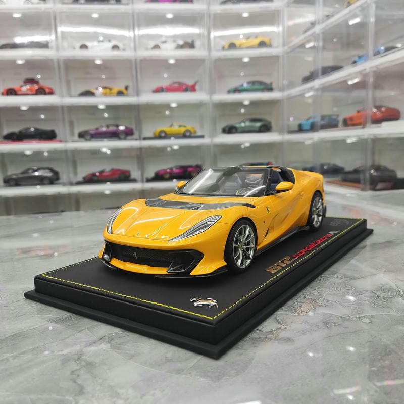 BBR 1:18 For Ferrari 812 Competizione Leclerc Resin Car Model Collection