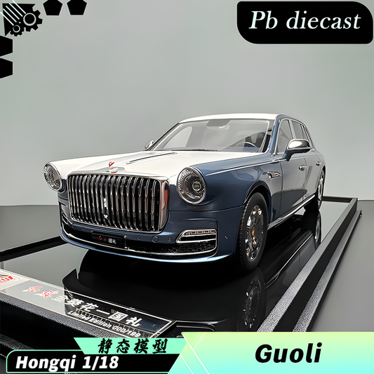 FAW Hongqi Guoli 1:18 Resin Diecast Model – Limited Edition Golden Sunflower Series