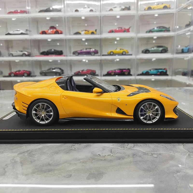 BBR 1:18 For Ferrari 812 Competizione Leclerc Resin Car Model Collection