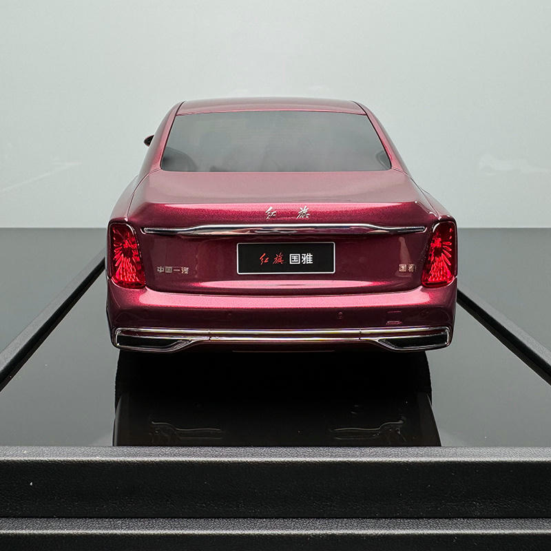 Hongqi Guoya 1:18 Resin Model Car – Red Hardcover Limited Edition (1 of 399)