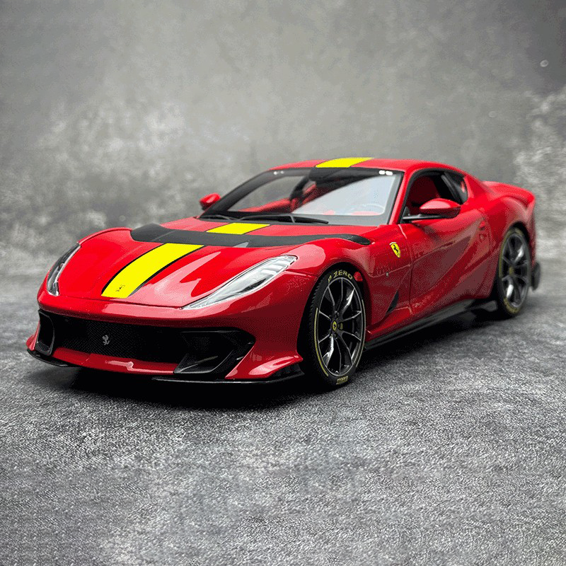 Bburago 1:18 Ferrari 812 Competizione Diecast Alloy Model Car