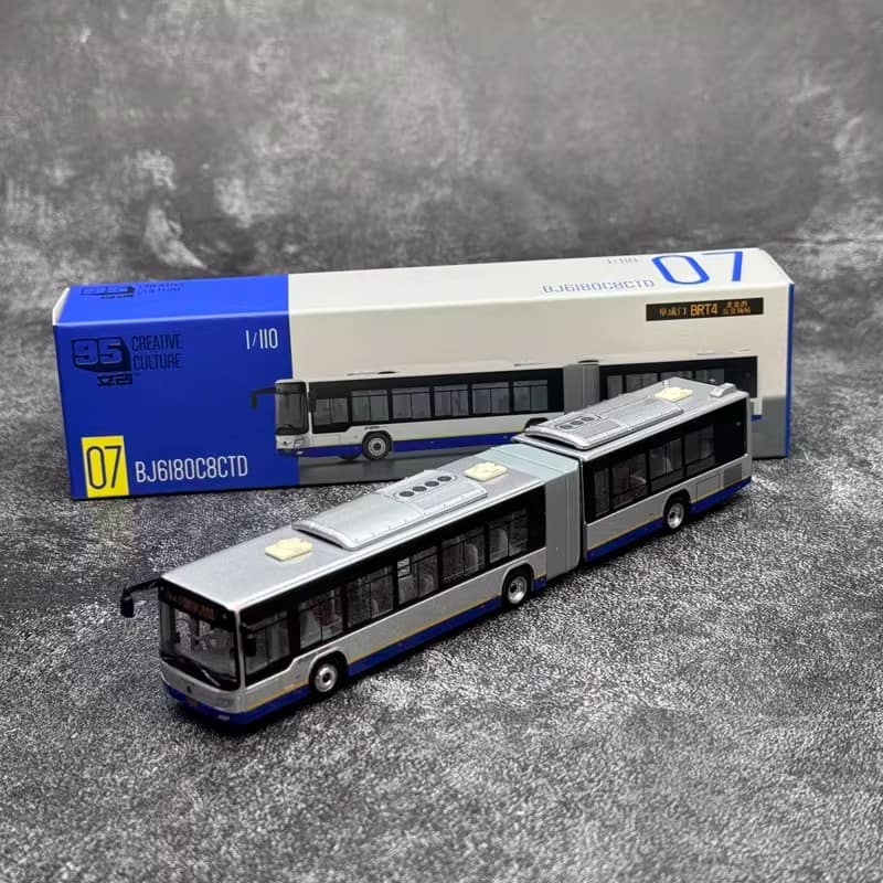95Wenchuang 1:110 Beijing BRT4 Foton BJ6180C8CTD Bus Model