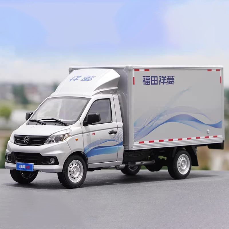 Original Factory 1:18 Foton Xiangling V1 Box Van Diecast Model