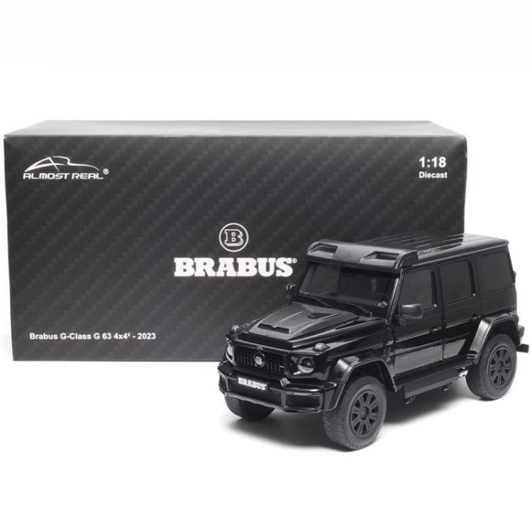 Brabus 800 G-Class G 63 4×4² – 1:18 Diecast Model by Almost Real (Black – Fully Open, Limited to 600 Units)（860541）