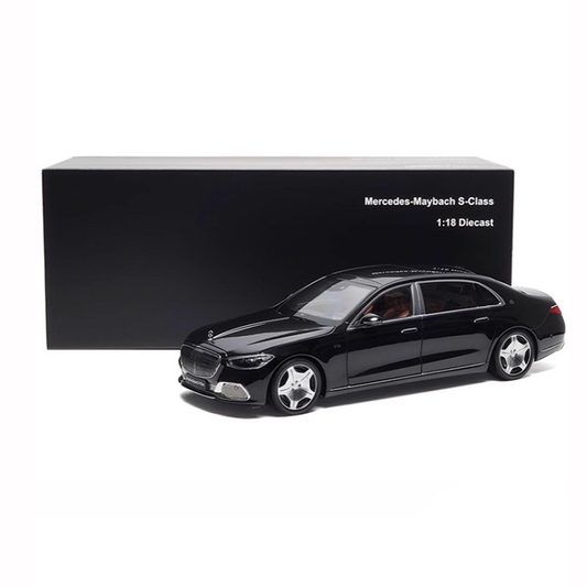 Almost Real 1:18 Mercedes-Maybach S-Class 2021 Obsidian Black Diecast Model Car