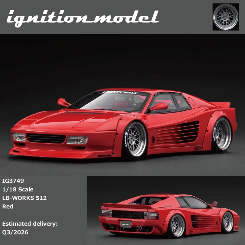 Ignition Model 1:18 LB-WORKS Ferrari 512 Limited Resin Model – YX
