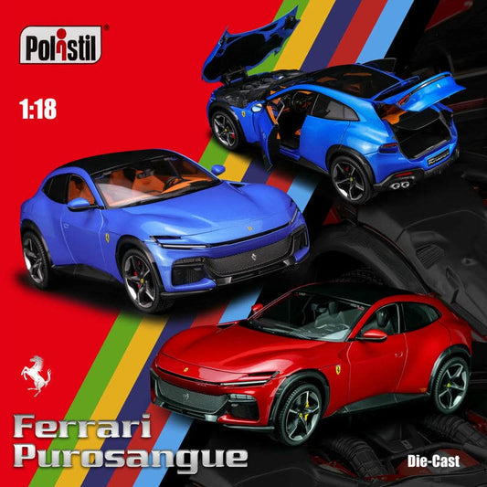 Polistil 1:18 Ferrari Purosangue FUV Diecast Model Car