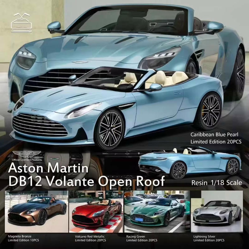 Motorhelix 1:18 Aston Martin DB12 Volante Resin Model