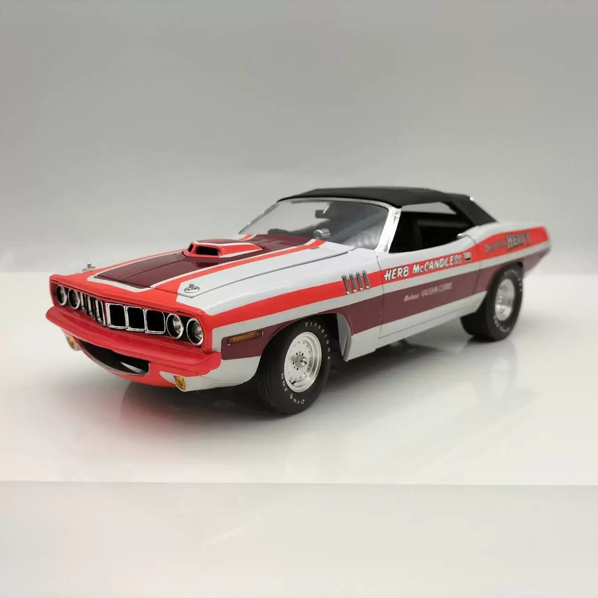 ACME 1:18 1971 Plymouth Hemi Cuda Diecast Model Car – American Muscle