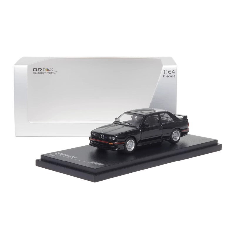 BMW M3 (E30) – 1:64 Diecast Model by Almost Real AR BOX Series (Black – Static Collector’s Edition)