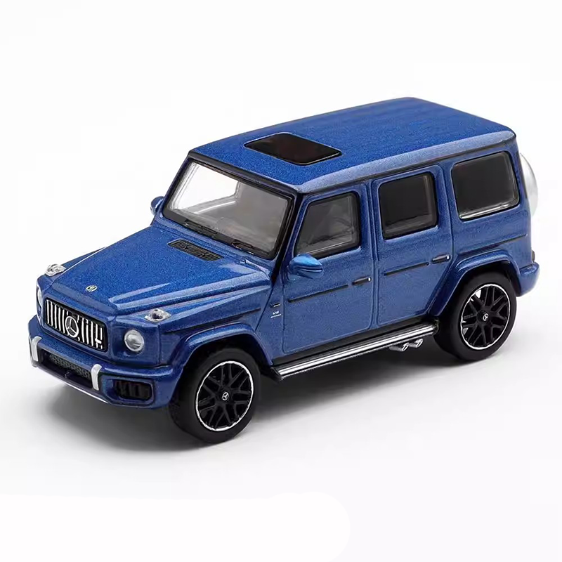 Mini GT 1:64 Mercedes-AMG G63 Diecast Model – Metallic Dark Blue #1210