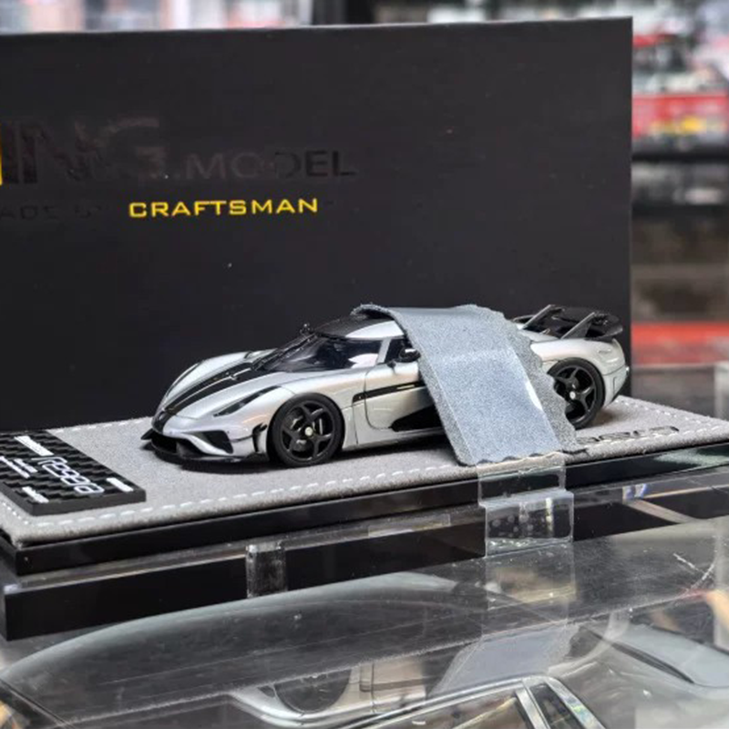 Gryning 1:43 Koenigsegg Regera Moonlight Silver Resin Model