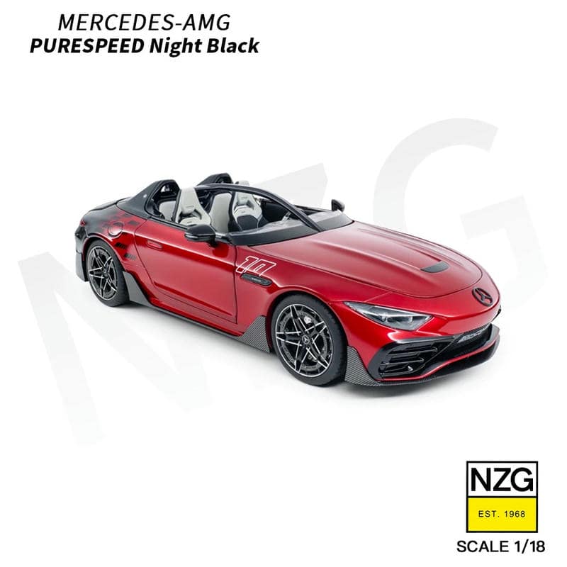 NZG 1:18 Mercedes-AMG PureSpeed Night Black Diecast Model