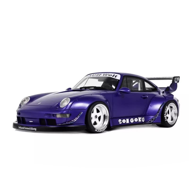 GT Spirit 1:18 Porsche 911 RWB “Son Goku” 2024 Resin Model-GT571