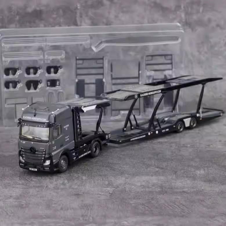 Shadow Pro / GCD 1:64 Mercedes-Benz Actros Car Transporter Truck – “Black Bird”&nbsp;