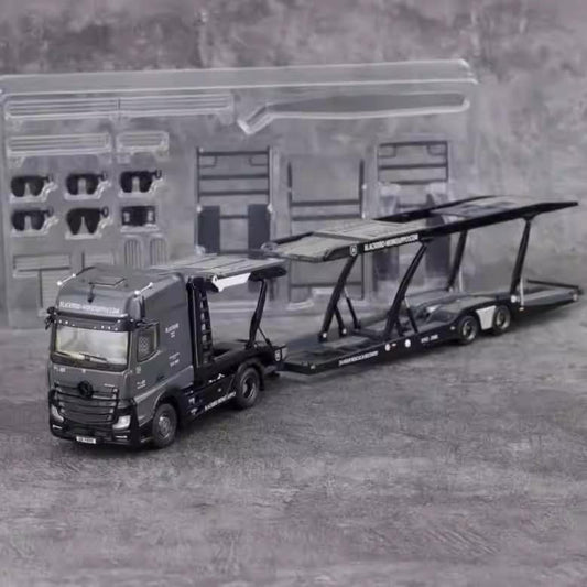 Shadow Pro / GCD 1:64 Mercedes-Benz Actros Car Transporter Truck – “Black Bird”&nbsp;