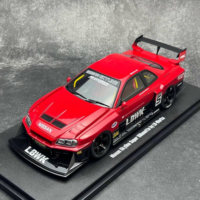 GT Spirit 1:18 Nissan Skyline GT-R R34 Super Silhouette LBWK Resin Model