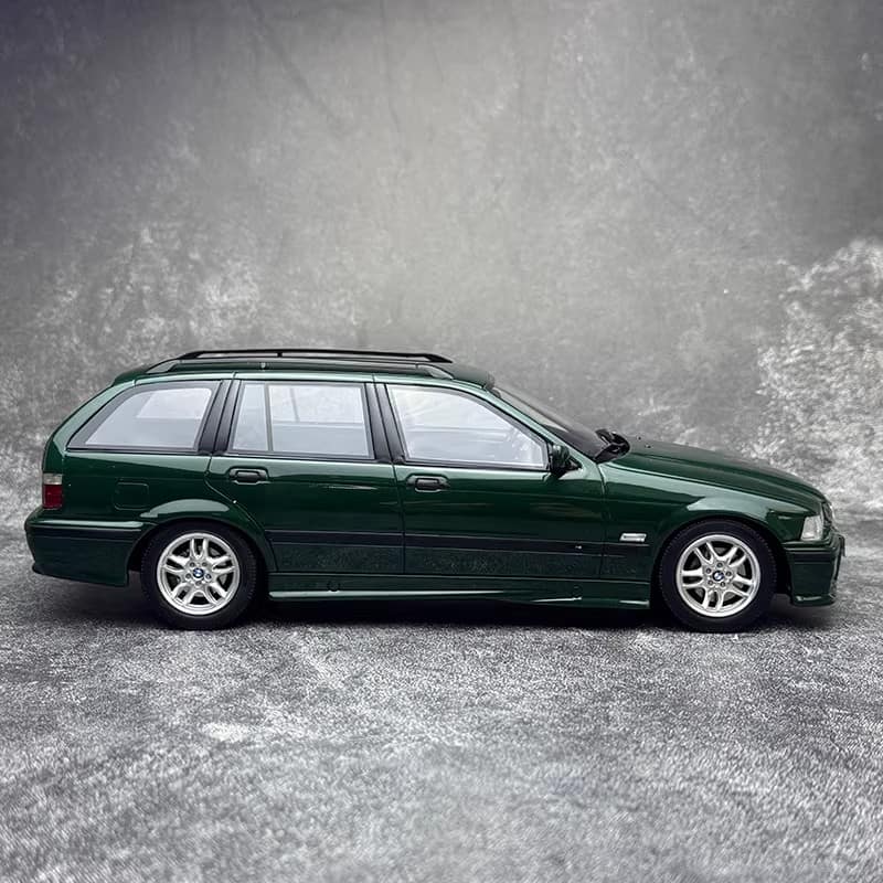Otto 1:18 BMW E36 328i M Wagon MPack 1997 Fern Green 386 Resin Collectible