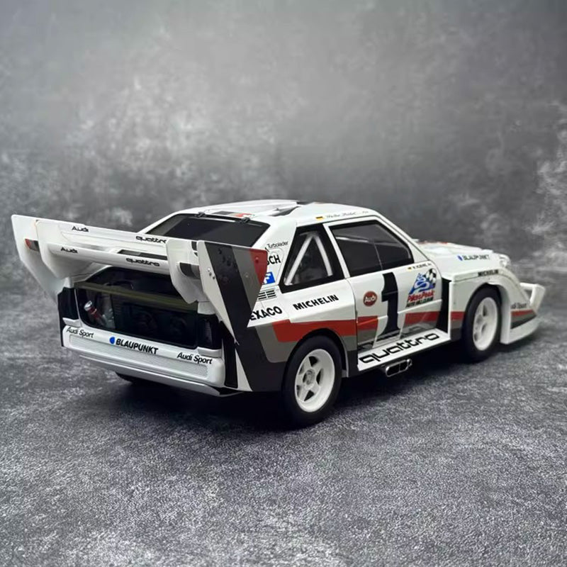 AUTOart 1:18 Audi Quattro S1 Rally Monte Carlo 1986 Diecast car Model