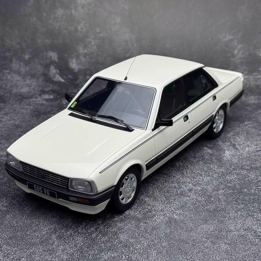 OTTO 1:18 Peugeot 505 V6 Blanc Meije 1989 Resin Model