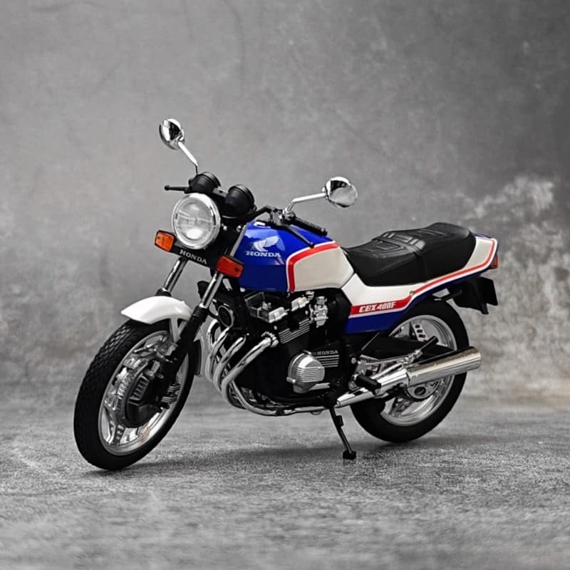 AOSHIMA 1:12 Honda CBX 400F Alloy Motorcycle Scale Model – YX car