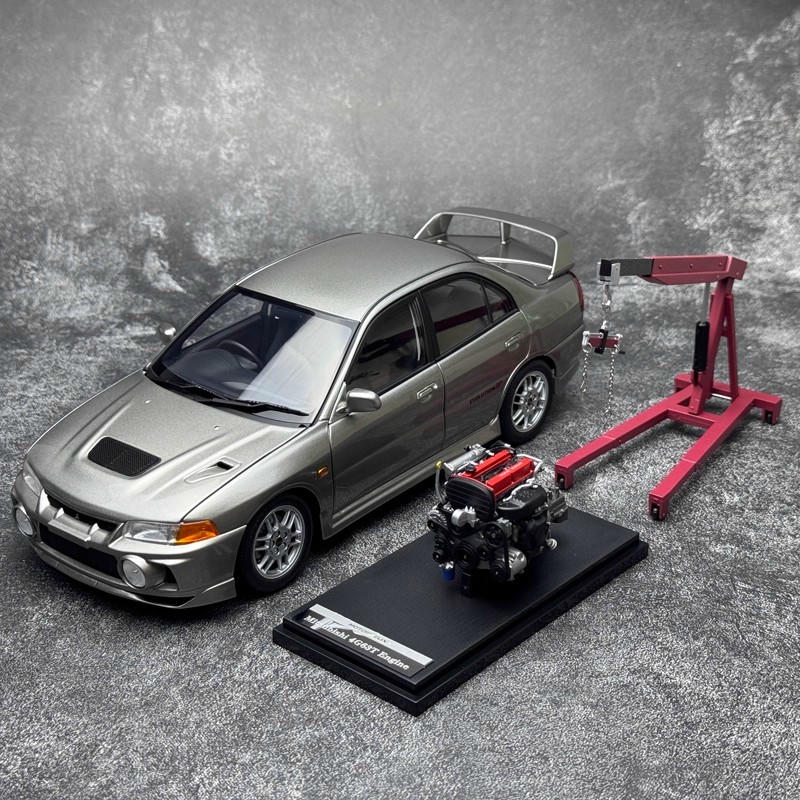 MotorHelix 1:18 Mitsubishi Lancer EVO 4th Generation Diecast Car