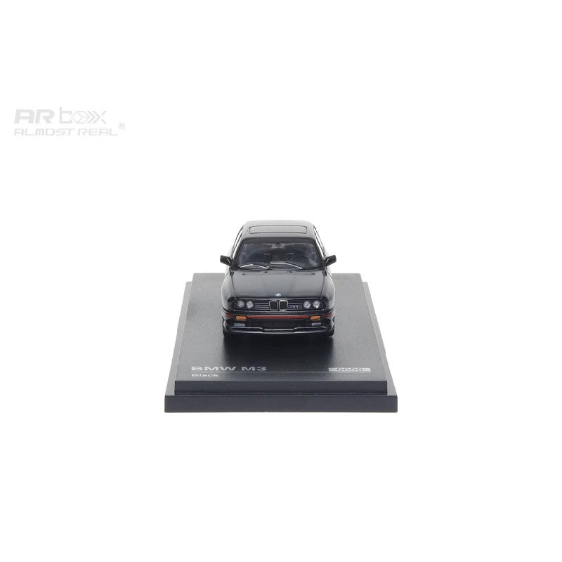 BMW M3 (E30) – 1:64 Diecast Model by Almost Real AR BOX Series (Black – Static Collector’s Edition)
