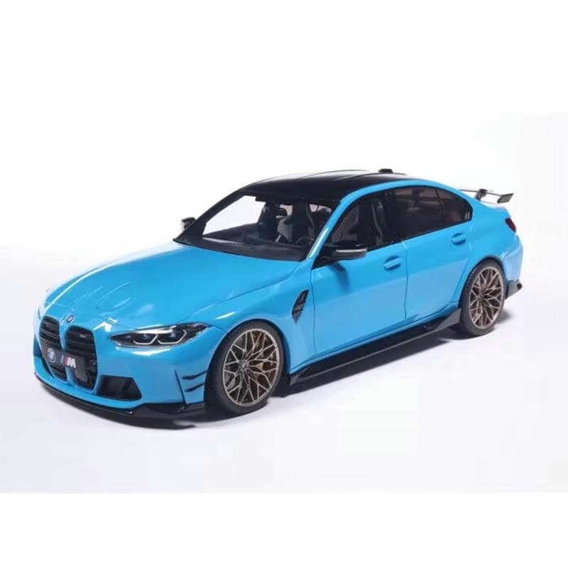 Solido 1:18 BMW M3 Performance Parts Daytona Beach Blue 2024 Diecast Model Car
